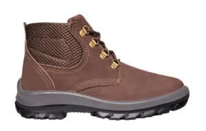 Bota de Segurança First Nobuck N36 sem Bico Marrom CA41335