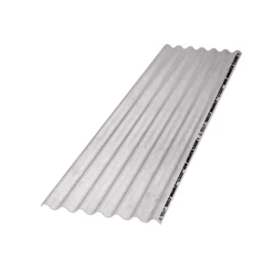 Telha ondulada de fibrocimento 213x50,6cm 4mm Fibrotex cinza Brasilit