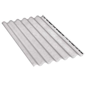 Telha Brasilit Ondulada de Fibrocimento 183x110cm 8mm Cinza